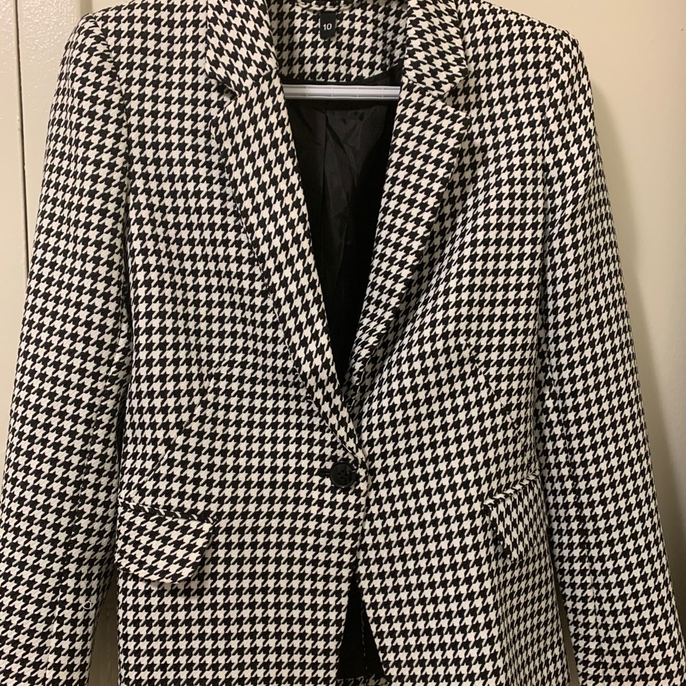 NWOT houndstooth blazer US 4